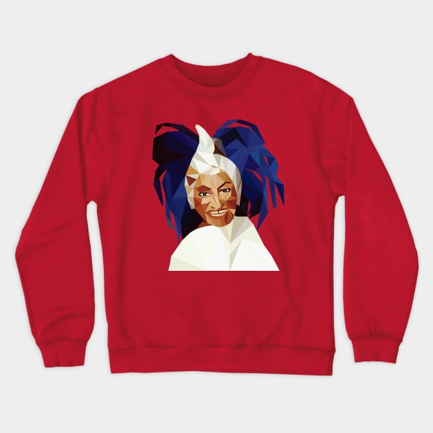 Celia Cruz Crewneck Sweatshirt by Hermanitas Design